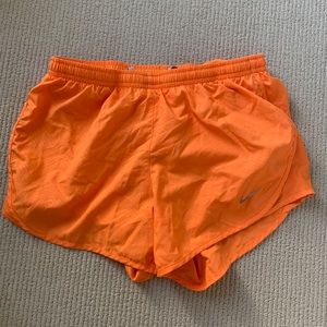 Orange Nike Dri-Fit Shorts
